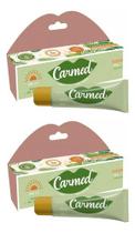 Kit 2 Und Protetor Labial Carmed Água De Coco Fps 30 10g