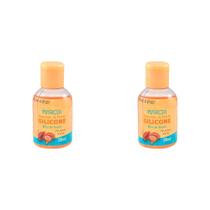 Kit 2 Und Reparador Pontas Marcia Silicone Líquido Óleo De Argan 35ml