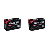 Kit 2 Und Sabonete Asepxia Anti-acne Detox Carvão Ativado 80g