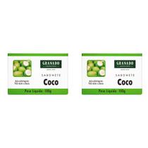 Kit 2 Und Sabonete Granado Tratamento Coco Controle Oleosidade 100g