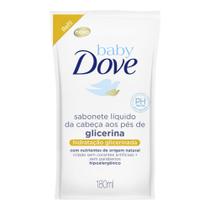 Kit 2 Und Sabonete Líquido Refil Dove Baby Glicerina Hidratante 180ml