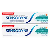 Kit 2 und Sensodyne Limpeza Profunda 90g