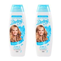 Kit 2 Und Shampoo Darling 2 Em 1 Fios Macios Hidratante 350ml