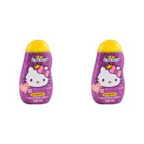 Kit 2 Und Shampoo Hello Kitty Cacheados 260ml