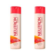 Kit 2 Und Shampoo Neutrox Clássico Queratina Vegetal Hidrolisada 300ml