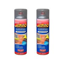 Kit 2 Und Spray Emborrachado Transp Impermeabilizante 100ml