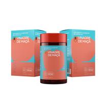 Kit 2 Und Vinagre de Maçã 1000mg 60 Cápsulas FortLife Suplemento Alimentar