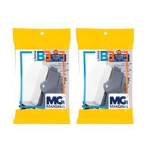 Kit 2 Uni MG B3 Módulo Interruptor Simples 10A-250v Branco