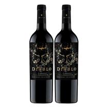Kit 2 Uni Vinho Casillero Del Diablo Black Cabernet Sauvignon 750ml