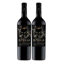 Kit 2 Uni Vinho Casillero Del Diablo Black Cabernet Sauvignon 750ml