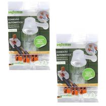 Kit 2 Uni Wago C/ 3 Conectores Juncao 221-612 2 Fios 0,5-6mm