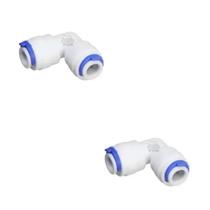 Kit 2 União Cotovelo Conexão 1x4 x 1x4 Engate Rápido Conexão Sem Vazamento Kit 2 União Cotovelo Conexão 1x4 x 1x4 Engate Rápido Conexão Sem Vazamento
