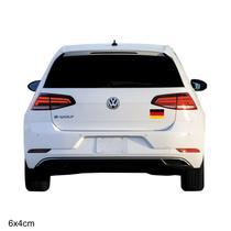 Kit 2 unid. adesivo resinado bandeira alemanha decoração moto carro parede casa 6x4 cm