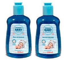 Kit 2 Unid Água de Colônia Azul Marigold Baby Premium 250ml