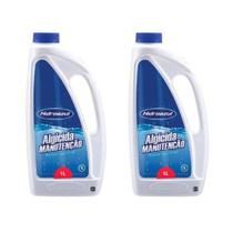 kit 2 unid Algicida Manutenção Hidroazul 1litro