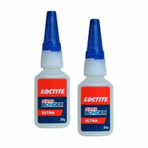 Kit 2 unid Cola Super Bonder Ultra Mais Forte Mais Rápida Loctite 20g