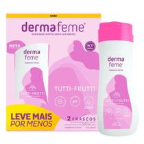 Kit 2 unid dermafeme tutti-frutti fr 200 ml sabonete íntimo Kit 2 unid dermafeme tutti-frutti fr 200 ml sabonete íntimo