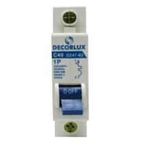 Kit 2 Unid. Disjuntor Din Unipolar Curva C 40a Decorlux Kit 2 Unid. Disjuntor Din Unipolar Curva C 40a Decorlux