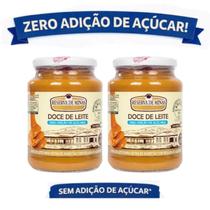 KIT 2 UNID. Doce de Leite Reserva de Minas 630g DIet Zero Açúcar Original De Minas