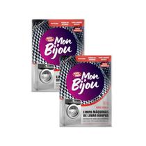Kit 2 unid Mon Bijou Limpa Máquinas de Lavar Roupas - 80g
