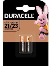 Kit 2 Unid. Pilha / Bateria 12v MN21 / A23 - Duracell Kit 2 Unid. Pilha / Bateria 12v MN21 / A23 - Duracell