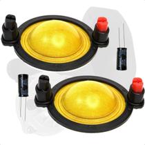 Kit 2 Unid Reparo Para Driver D250x Trio 200w Anel Alumínio Com 2 Capacitores