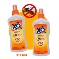 Kit 2 unid repelente de inseto spray 200ml xô inseto