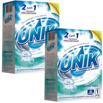 Kit 2 Unid. Sabão Máquina De Lava Louça Unik Sem Fragrância Detergente Kit 2 Unid. Sabão Máquina De Lava Louça Unik Sem Fragrância Detergente