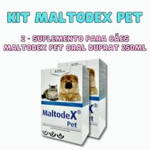 Kit 2 Unid Suplemento Maltodex Pet Oral Duprat Alivira 250ml