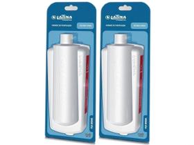 Kit 2 Unidade Purificação Água Blister Filtro Latina p355
