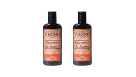 Kit 2 Unidade Shampoo De Barba Terra Amadeirado Viking 200Ml