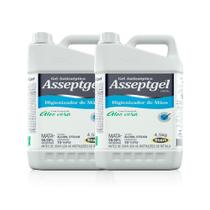 Kit 2 Unidades Álcool em gel Asseptgel Cristal 5L Kit 2 Unidades Álcool em gel Asseptgel Cristal 5L
