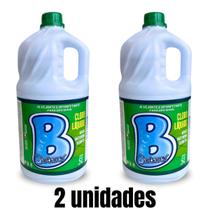 Kit 2 Unidades Alvejantes Cloro Liquido Bactericida 5 Litro Barbarex