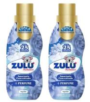 Kit 2 Unidades Amaciante Concentrado Zulu Perfumes de Algodão Fragrância Suave e Aconchegante Re