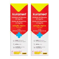 Kit 2 Unidades Antissépticos Kuramed Solução 50ml