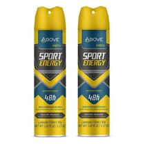 Kit 2 unidades Antitranspirante Above Men Sport Energy 150ml