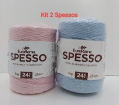 Kit 2 Unidades Barbante Spessos Cores Variadas