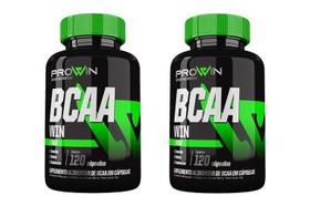 Kit 2 Unidades Bcaa Win Prowin 120 Cápsulas