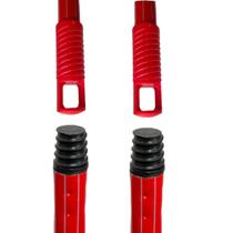 Kit 2 Unidades Cabo de Vassoura Rodo 120cm Condor Metálico Plastificado Com Encaixe de Rosca E Alça Para Pendurar Kit 2 Unidades Cabo de Vassoura Rodo 120cm Condor Metálico Plastificado Com Encaixe de Rosca E Alça Para Pendurar