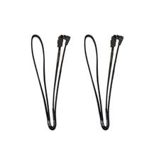 Kit 2 Unidades Cabo Sata 3 6gbps 60 Cm 90º Com Trava Kit 2 Unidades Cabo Sata 3 6gbps 60 Cm 90º Com Trava