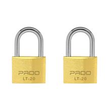 Kit 2 Unidades Cadeado Latão 20mm Pado Segredos Diferentes