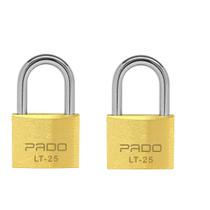 Kit 2 Unidades Cadeado Latão 25mm Pado Segredos Diferentes