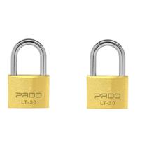 Kit 2 Unidades Cadeado Latão 30mm Pado Segredos Diferentes