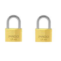Kit 2 Unidades Cadeado Latão 45mm Pado Secredos Diferentes