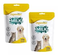 Kit 2 Unidades Cães Gatos Filhotes Orga Milk 100g Organnact Kit 2 Unidades Cães Gatos Filhotes Orga Milk 100g Organnact
