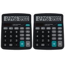 Kit 2 Unidades Calculadora Eletrônica 12 Dígitos Display Grande Simples Básica Comércio Escolar Kit 2 Unidades Calculadora Eletrônica 12 Dígitos Display Grande Simples Básica Comércio Escolar