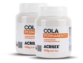 Kit 2 Unidades Cola Permanente 250g - Acrilex