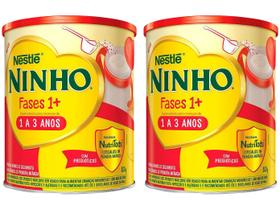 Kit 2 Unidades Composto Lácteo Ninho Original - Fases 1+ Integral 800g Cada