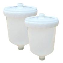 Kit 2 Unidades Copo Caneca Pistola De Pintura 600ml 8545