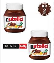 KIT 2 unidades Creme de avelã Nutella 650gr